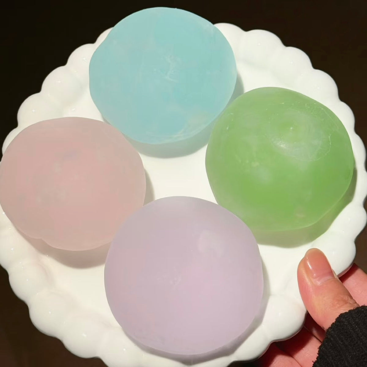 Snow Skin Coconut Oil Mochi Stress Ball (Firm Squish Feel)