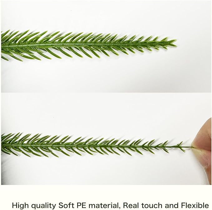 Christmas Wreaths for Front Door 36 Inch Large Norfolk Pine Wreath for All Seasons Artificial Green Wreath Holiday Decoration for Indoor Outdoor Home Decor