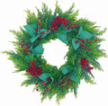 20 Inch Christmas Wreath for Front Door,Artificial Pine Wood with Berry, Suitable for Home, Party, Holiday, Thanksgiving, Christmas Decoration