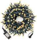 Bright Christmas Lights Outdoor 300 LED String Lights, 100ft Connectable 8 Modes Christmas String Lights Tree Lights for Home, Party, Holiday, Indoor Xmas Decorations Warm White