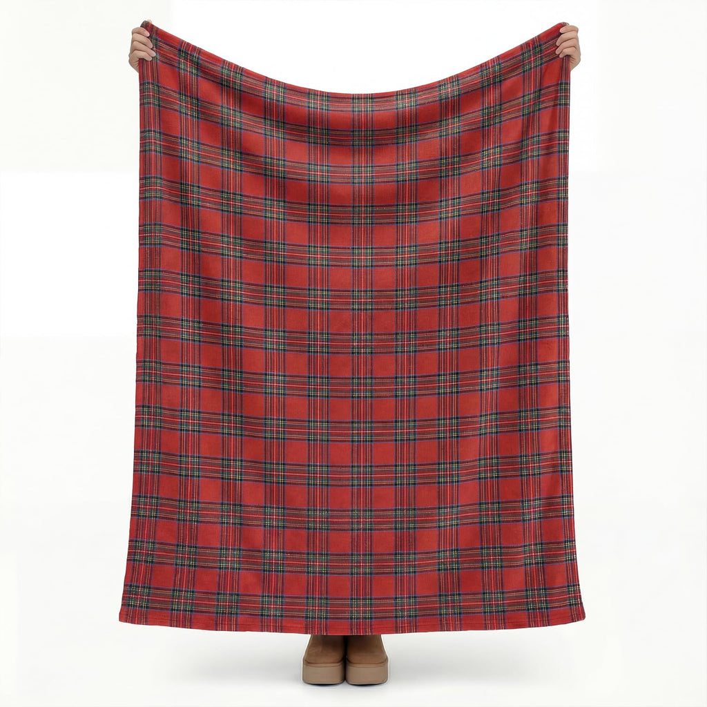 Horaldaily Red Green Farmhouse Plaid Spring Decorative Blanket Throw, Christmas Rustic Soft Lightweight Blanket for Couch Sofa Bed Lounging Decoration, Ideal Gifts for Kids Adults Self, 50x60