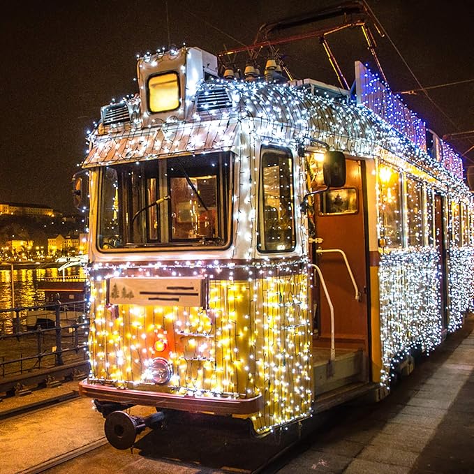 Bright Christmas Lights Outdoor 800 LED Christmas String Lights, 272ft 8 Modes Timer Fairy Twinkle Tree Lights for Home, Party, Holiday, Indoor Xmas Decorations Cool White