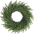 Artgar 26 Inch Pine Wreath - Christmas Wreaths for Front Door - Real Touch Pine Wreath - Large Artificial Green Wreaths for Walls Windows Porches Farmhouse Indoor Outdoor Home Decor (2 Pcs)