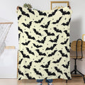 Throw Blanket for Couch,Gothic Bats Plush Fall Throw,Halloween Soft Fluffy Blanket for Sofa Decoration,Flannel Fleece Blanket for Naps,Reading,Traveling,Camping,50 X 60 Inch