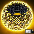 1500 LED 470FT Christmas Lights Outdoor,12 Lighting Modes Christmas String Lights with Timer, Dimmable Warm White LED String Light Waterproof for Yard PatioTree Xmas Wedding Party Holiday Decorations