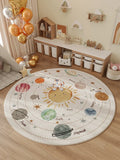 VIKAMA Household Winter New Children's Room Carpet Bedroom Bedside Rug Waterproof Swivel Chair Floor Cushion Home Decor