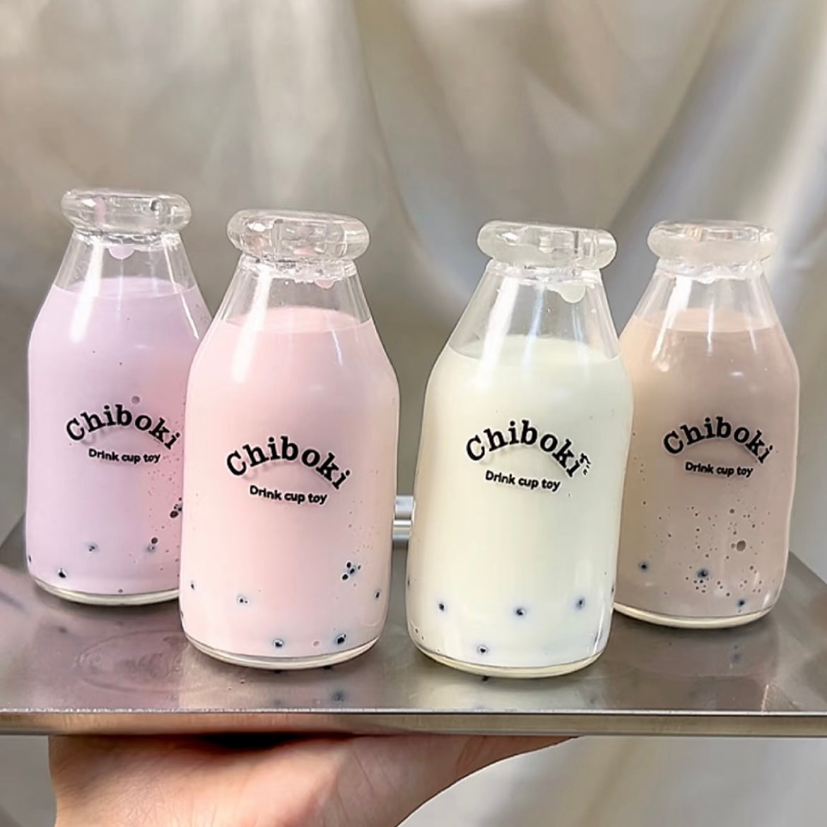Bubble Tea Milk Squishy Bottle