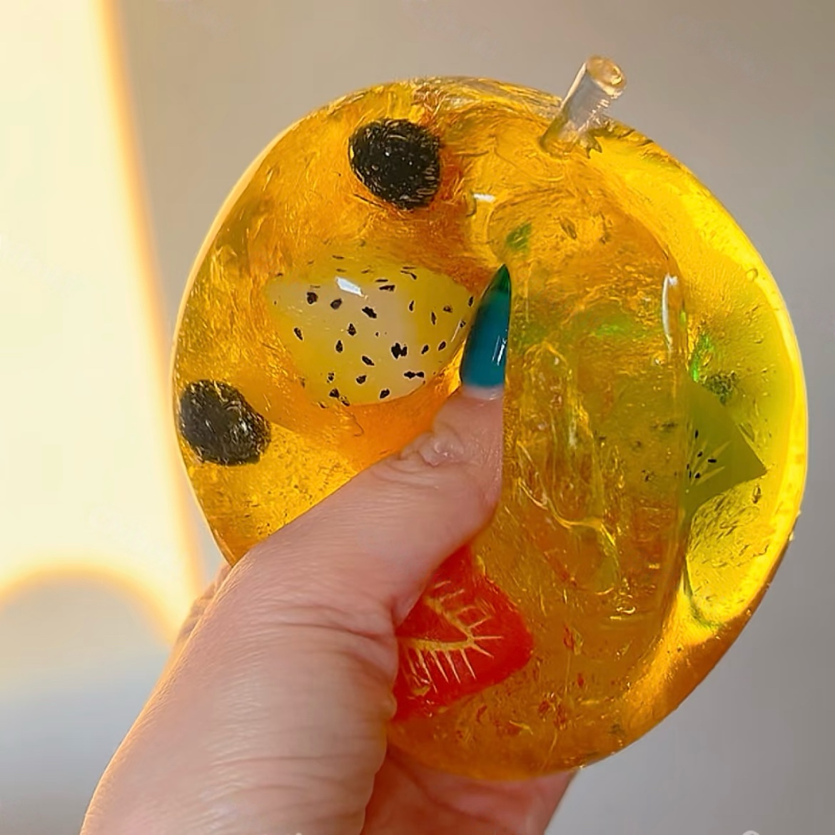 Assorted Jelly Apple Stress Ball
